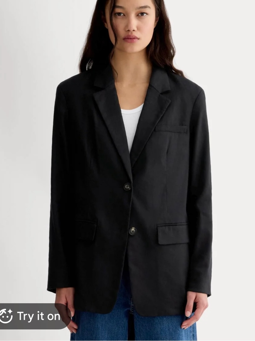 Everlane The Oversized Blazer in Wool Size 4